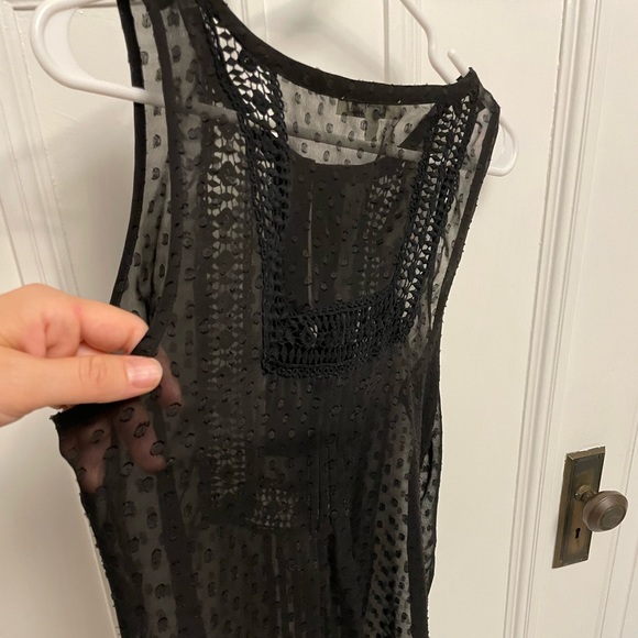 Black shear Daniel Rain blouse - Picture 3 of 4